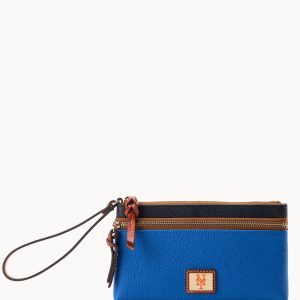 MLB Mets Double Zip Wristlet