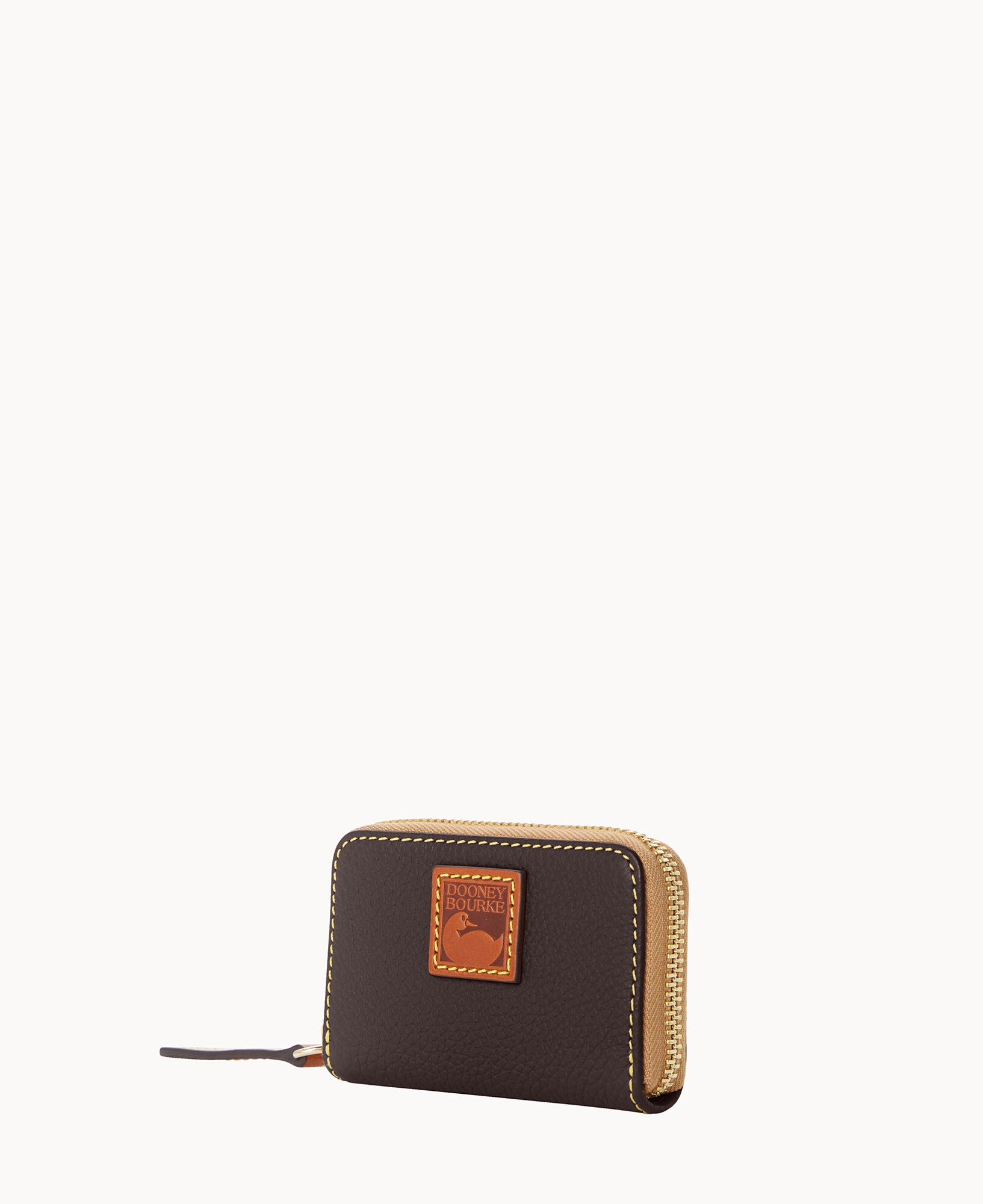 Pebble Grain Zip Around Credit Card Case - Image 5