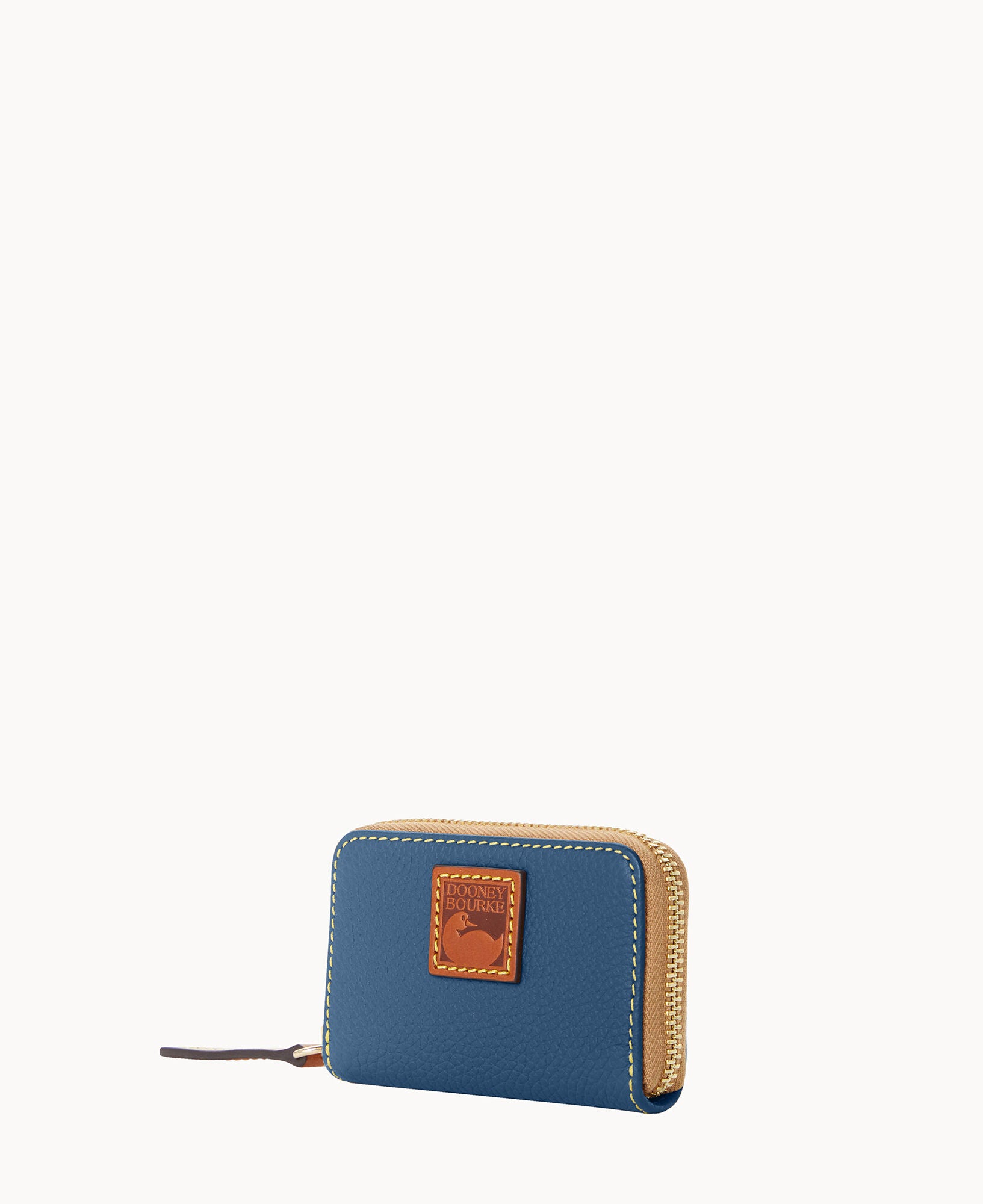 Pebble Grain Zip Around Credit Card Case - Image 14