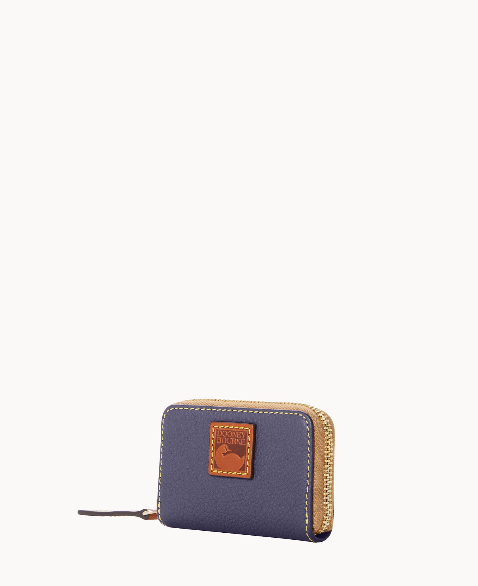Pebble Grain Zip Around Credit Card Case - Image 20