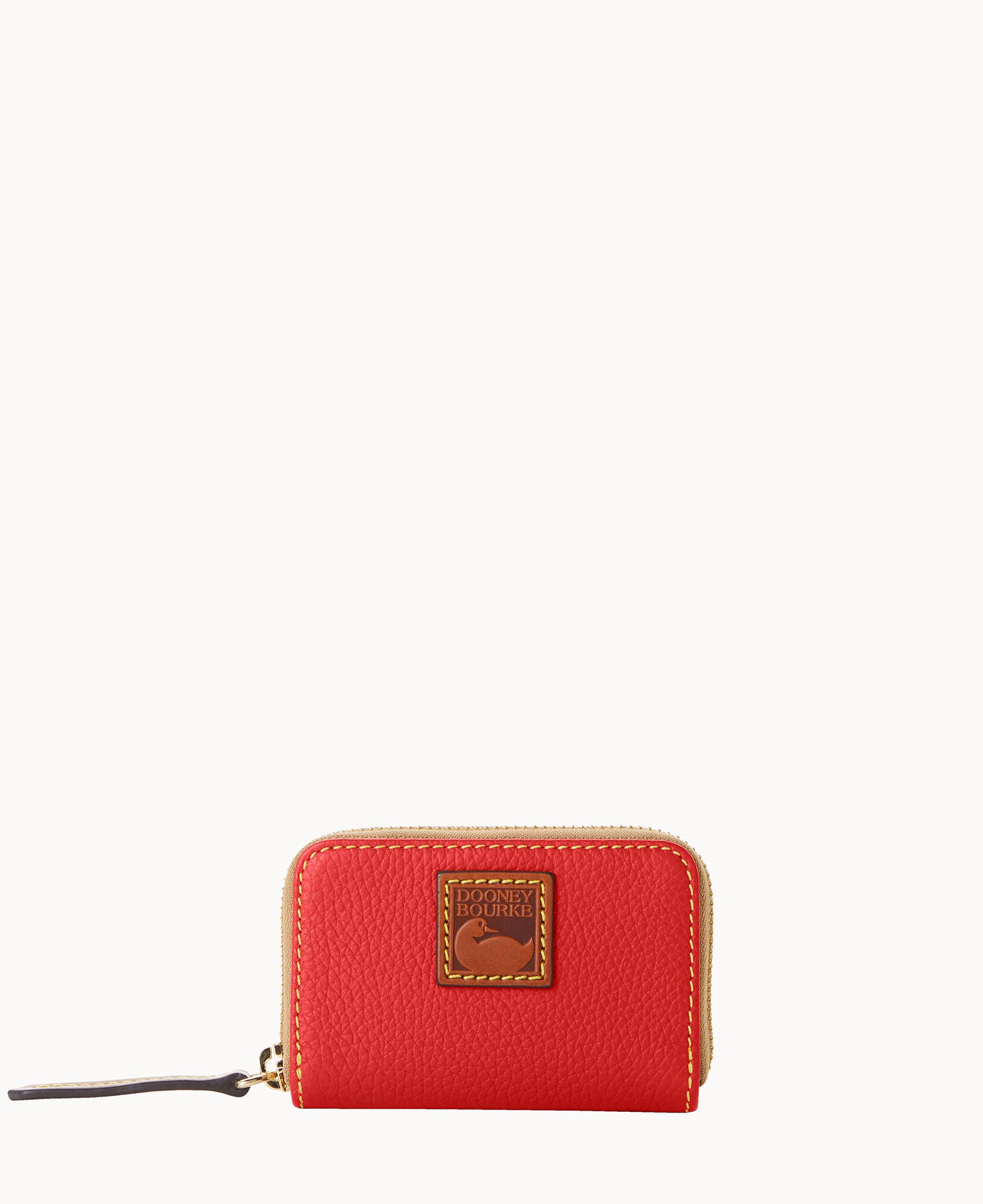 Pebble Grain Zip Around Credit Card Case - Image 22