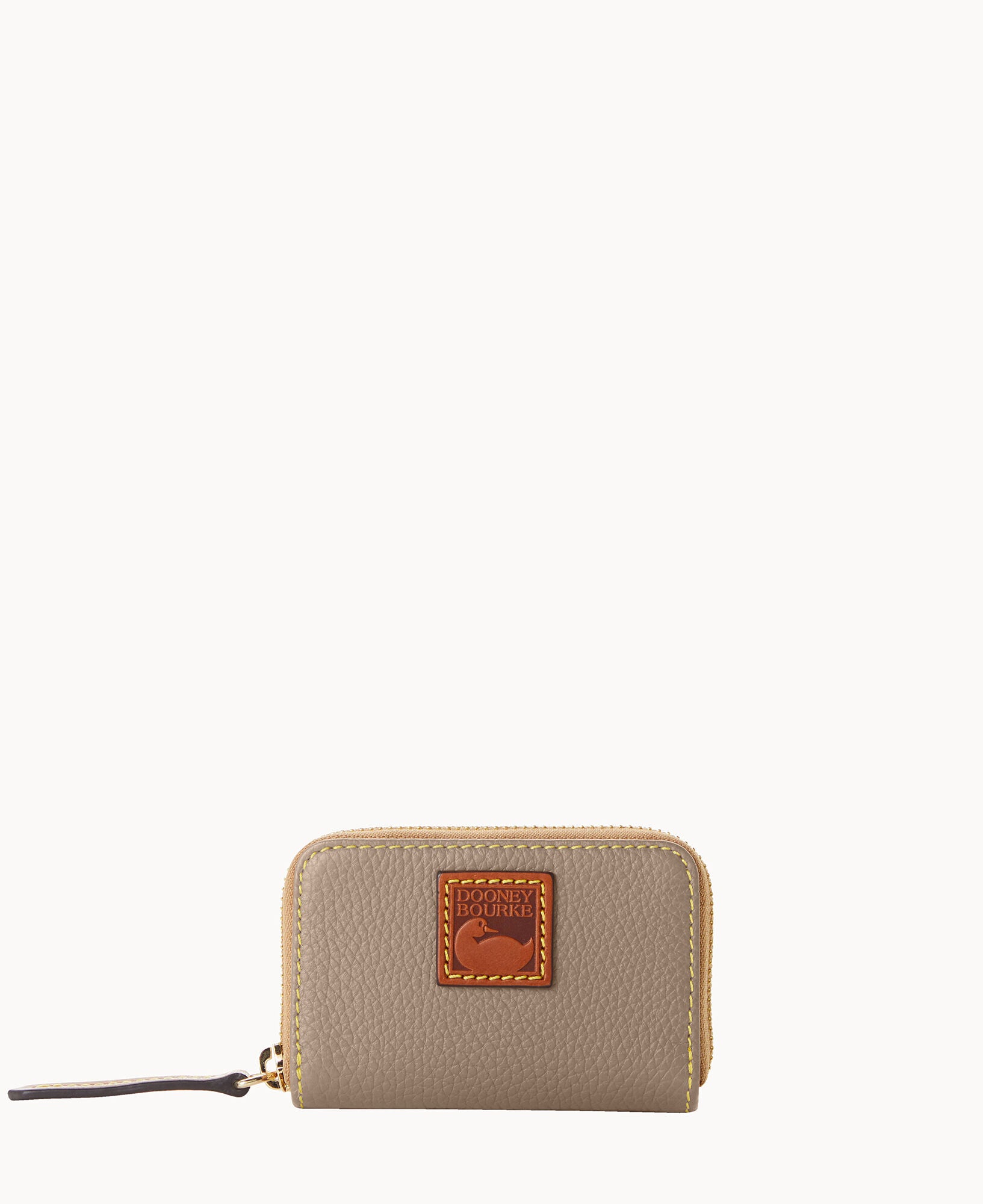 Pebble Grain Zip Around Credit Card Case - Image 10