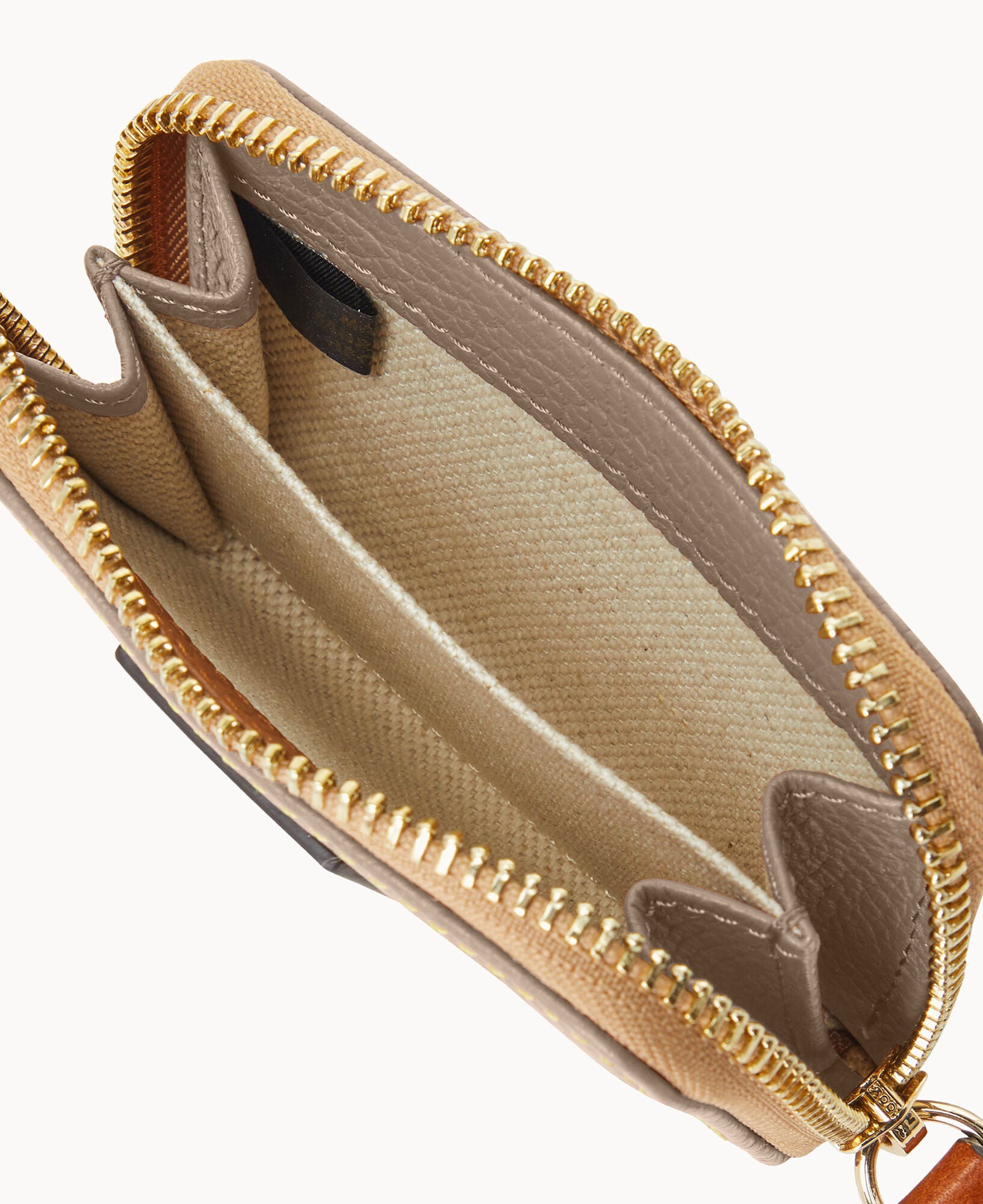 Pebble Grain Zip Around Credit Card Case - Image 12