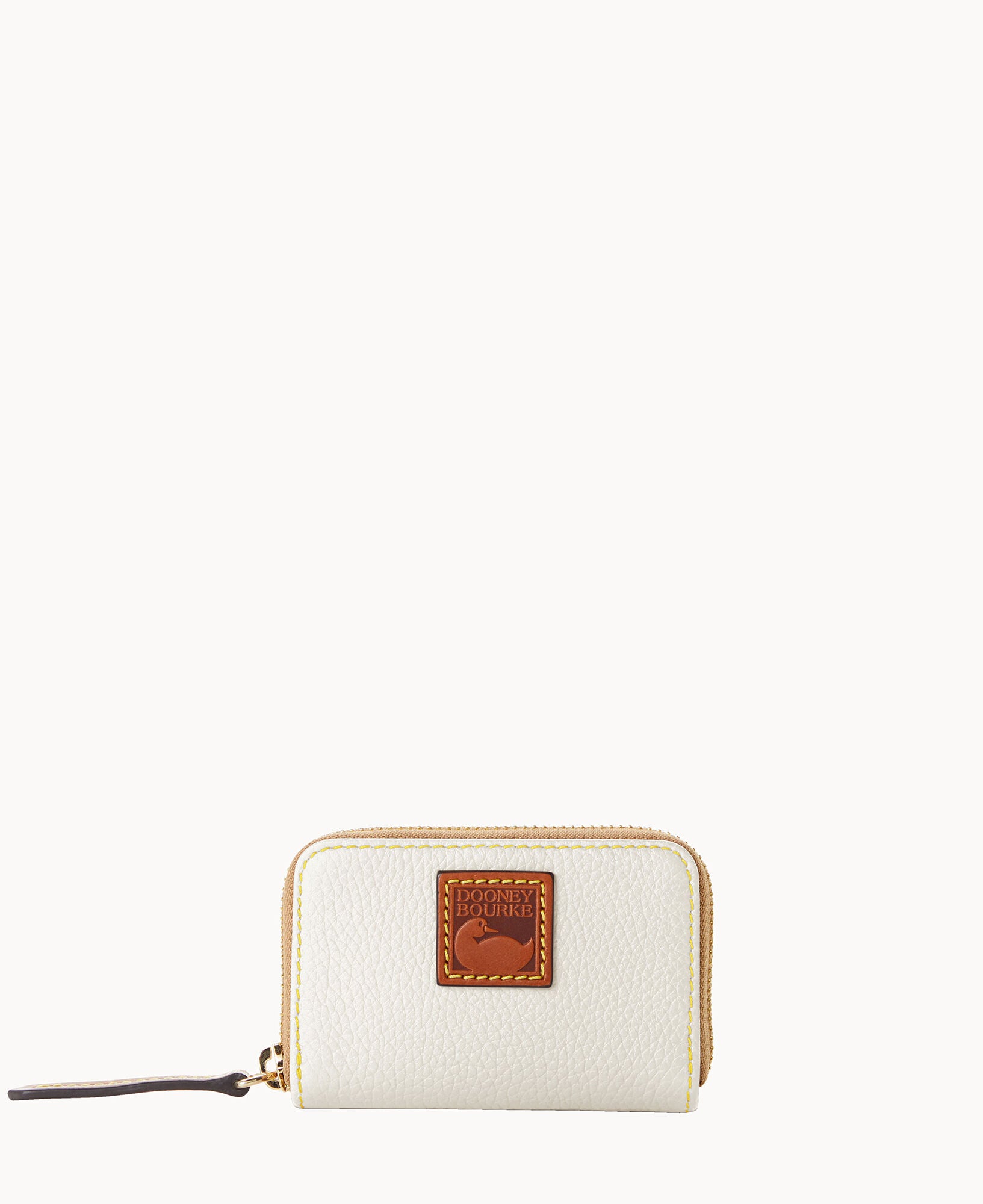 Pebble Grain Zip Around Credit Card Case - Image 25