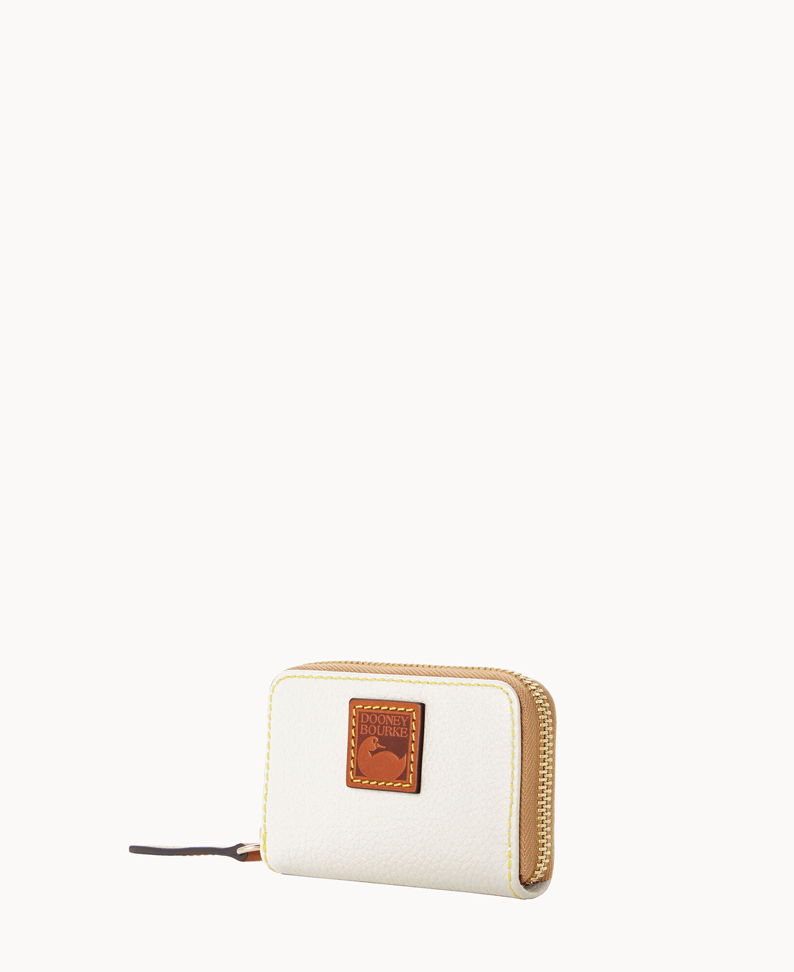 Pebble Grain Zip Around Credit Card Case - Image 26