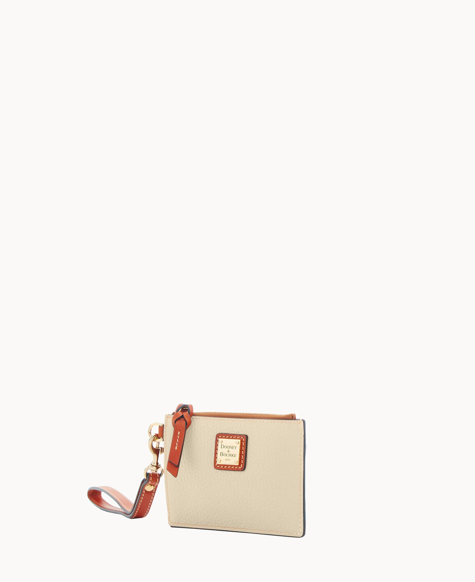 Pebble Grain Zip Top Card Case Wristlet - Image 2