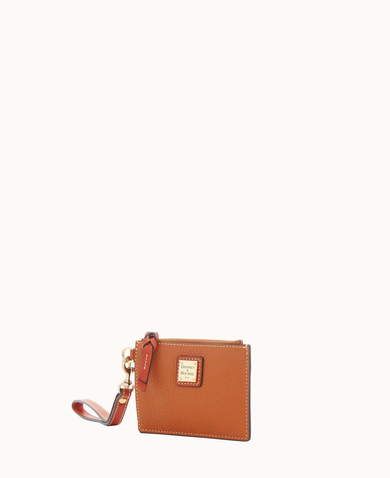 Pebble Grain Zip Top Card Case Wristlet - Image 14