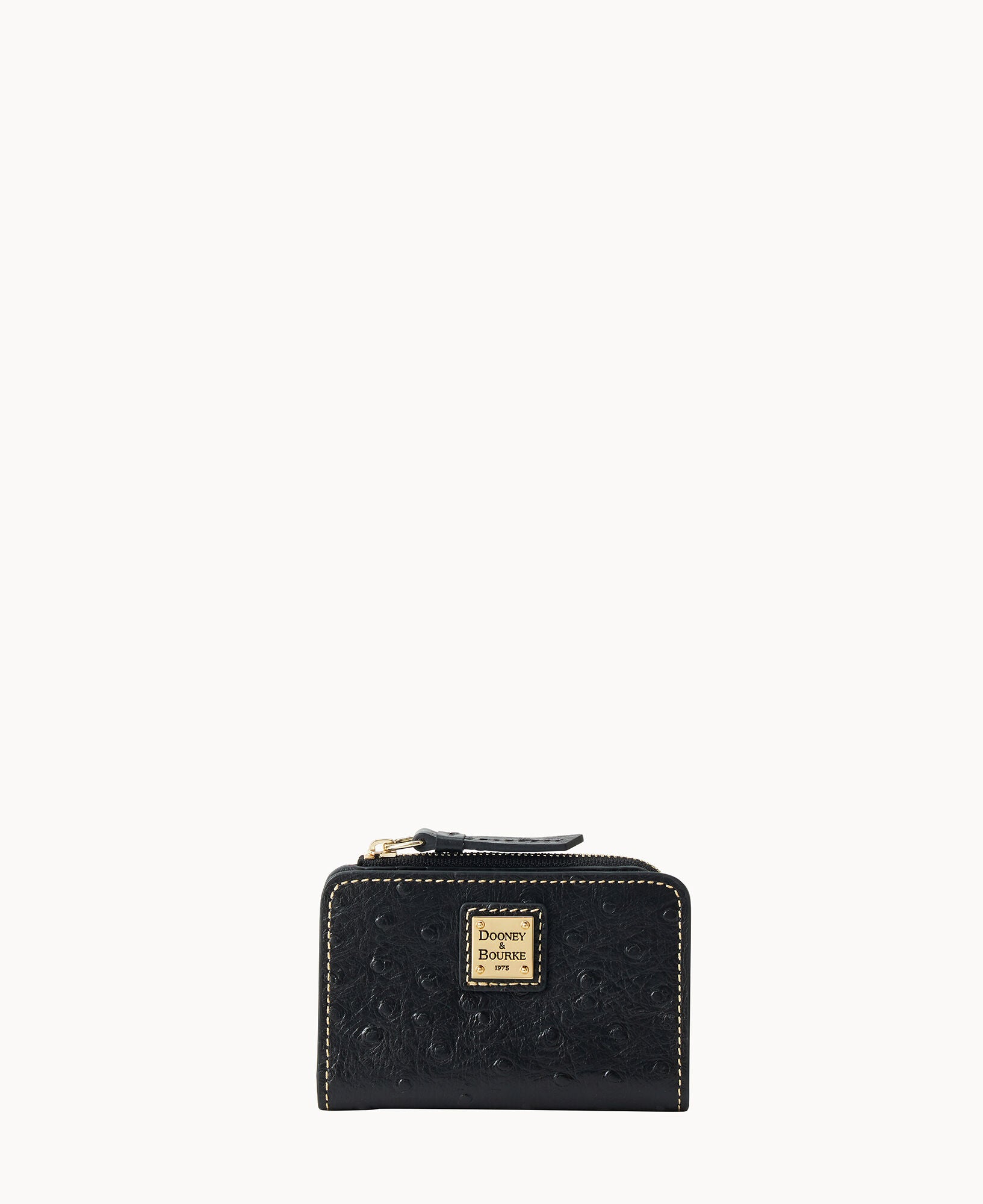 Ostrich Zip Credit Card Wallet 12