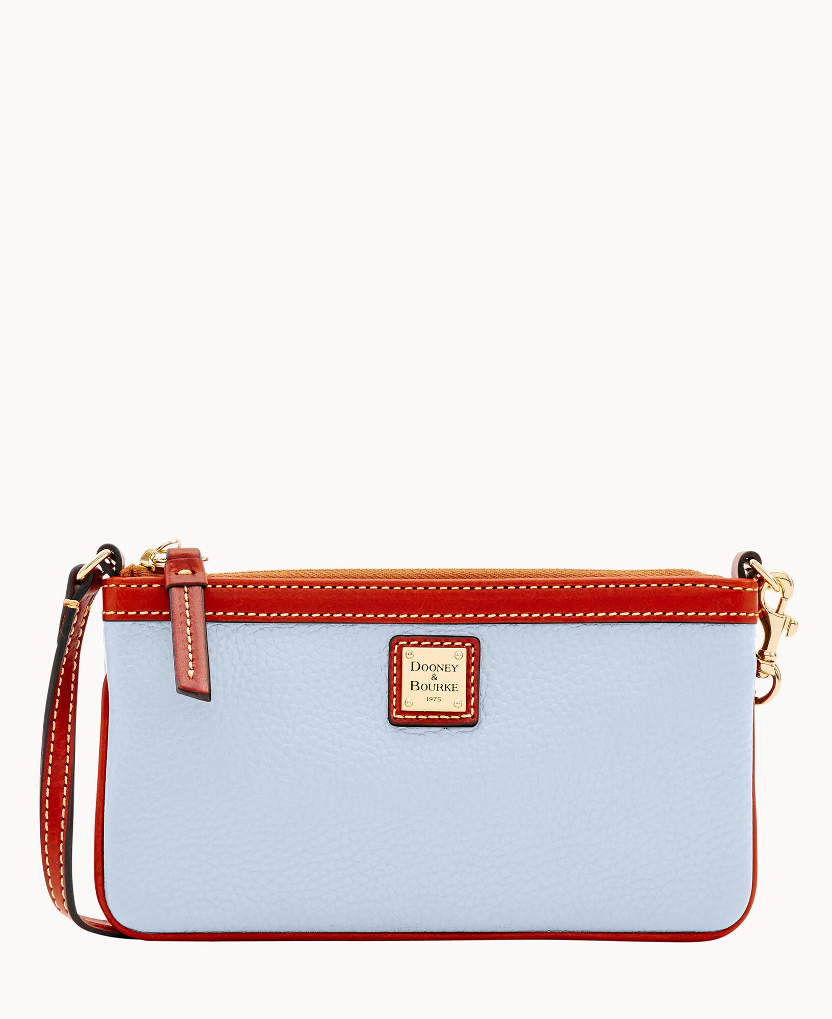 Pebble Grain Large Slim Wristlet - Image 30