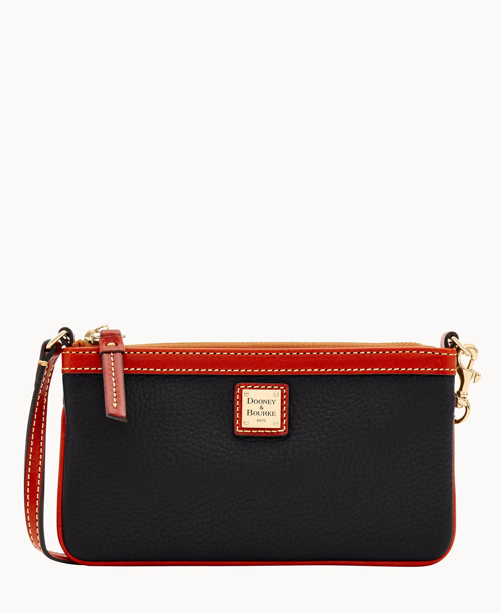 Pebble Grain Large Slim Wristlet - Image 15