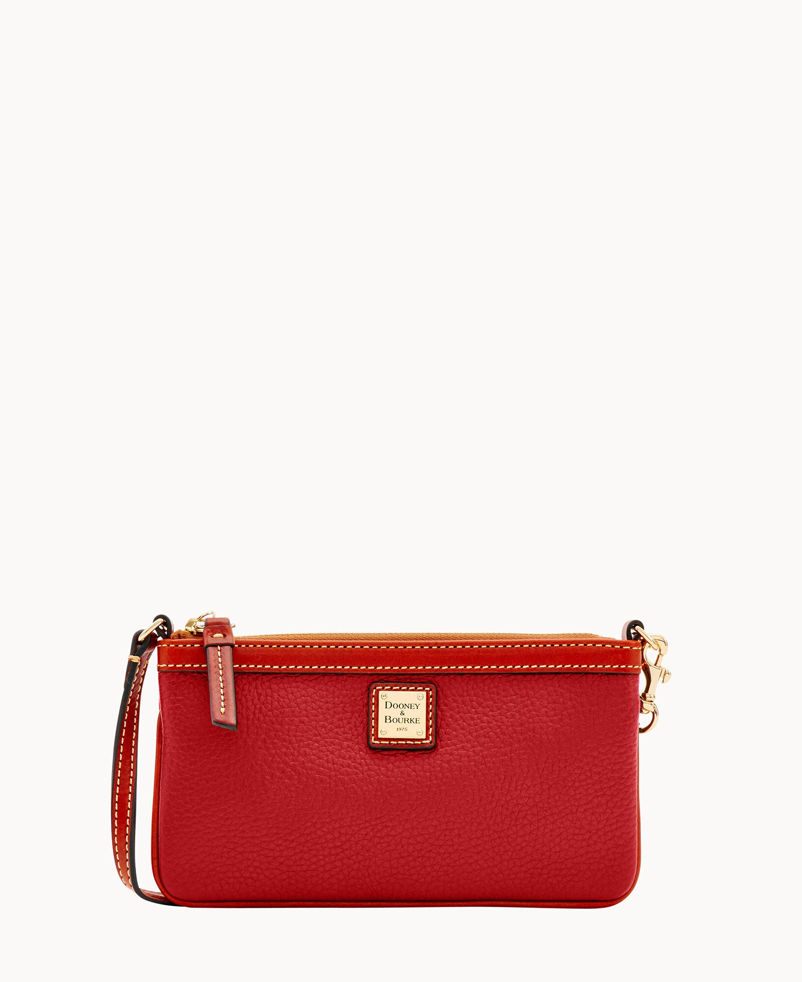 Pebble Grain Large Slim Wristlet - Image 27