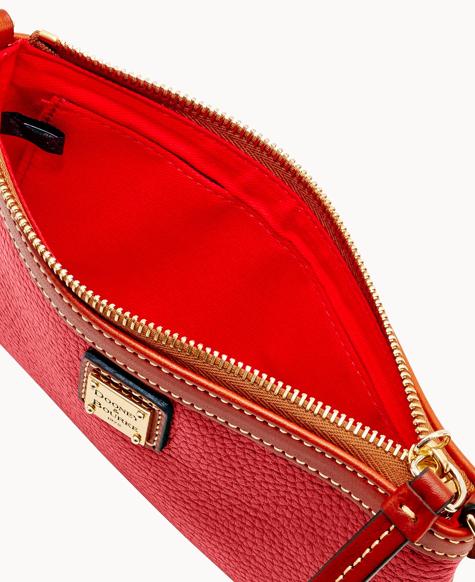 Pebble Grain Large Slim Wristlet - Image 29