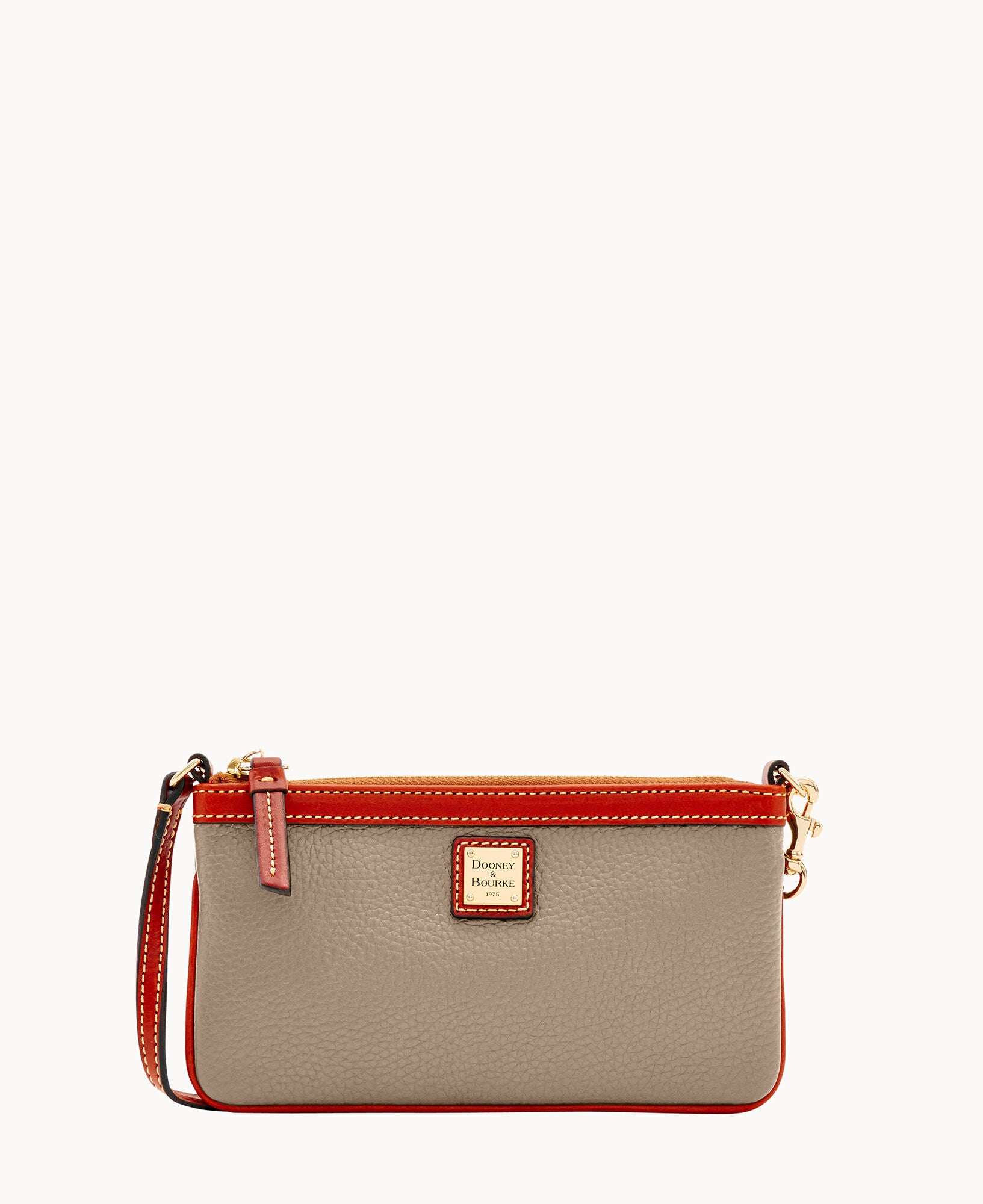 Pebble Grain Large Slim Wristlet - Image 18