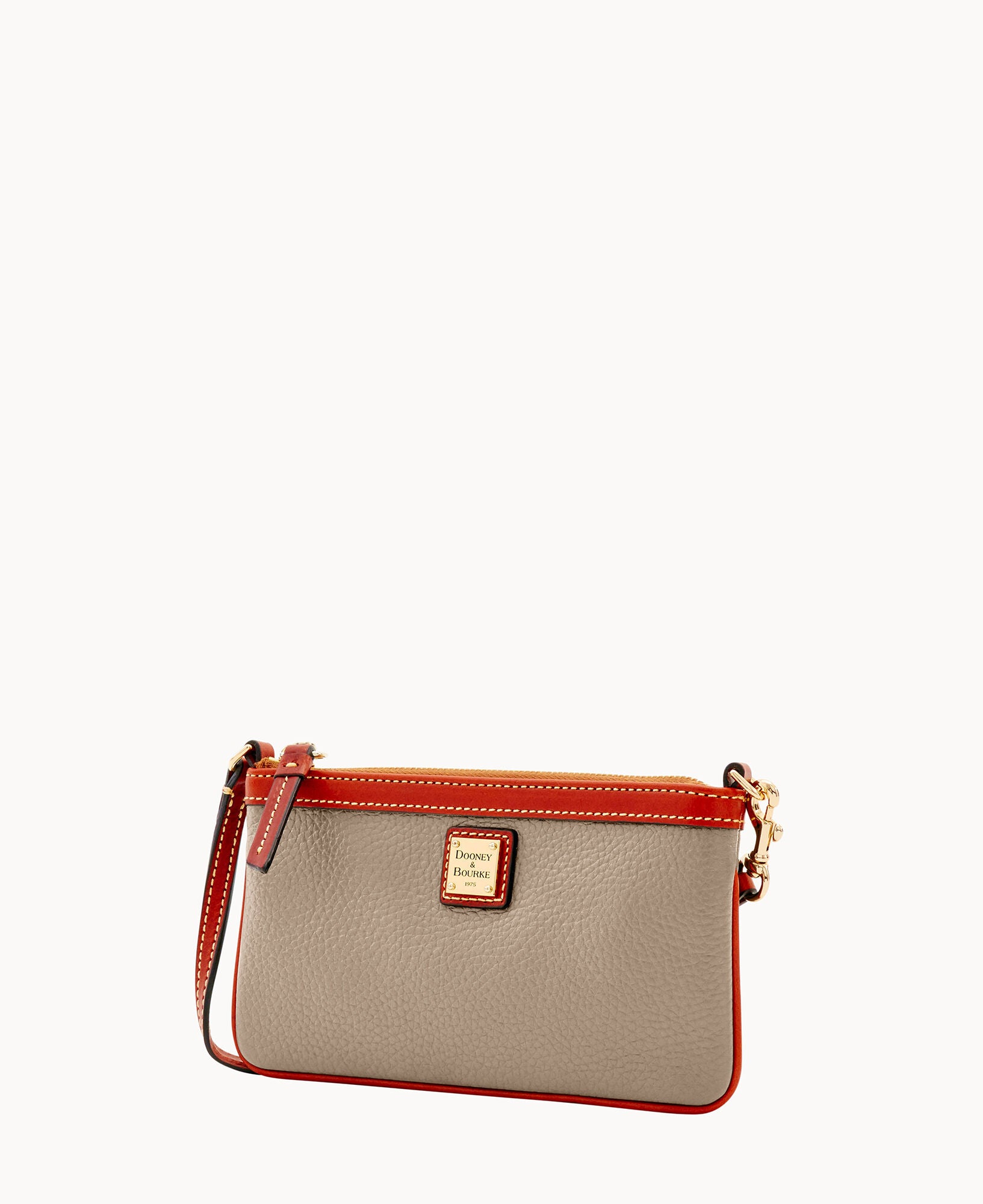 Pebble Grain Large Slim Wristlet - Image 19