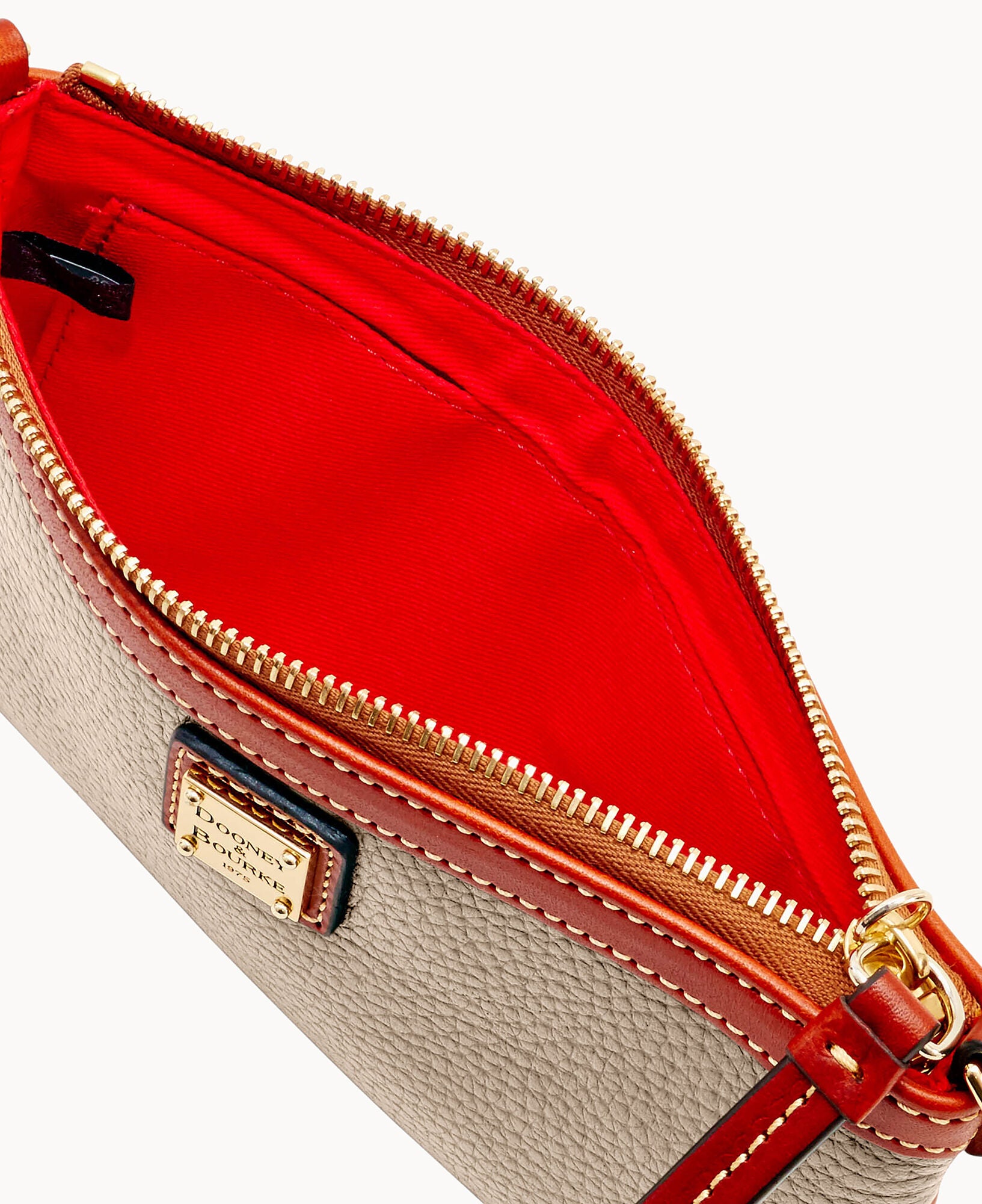 Pebble Grain Large Slim Wristlet - Image 20