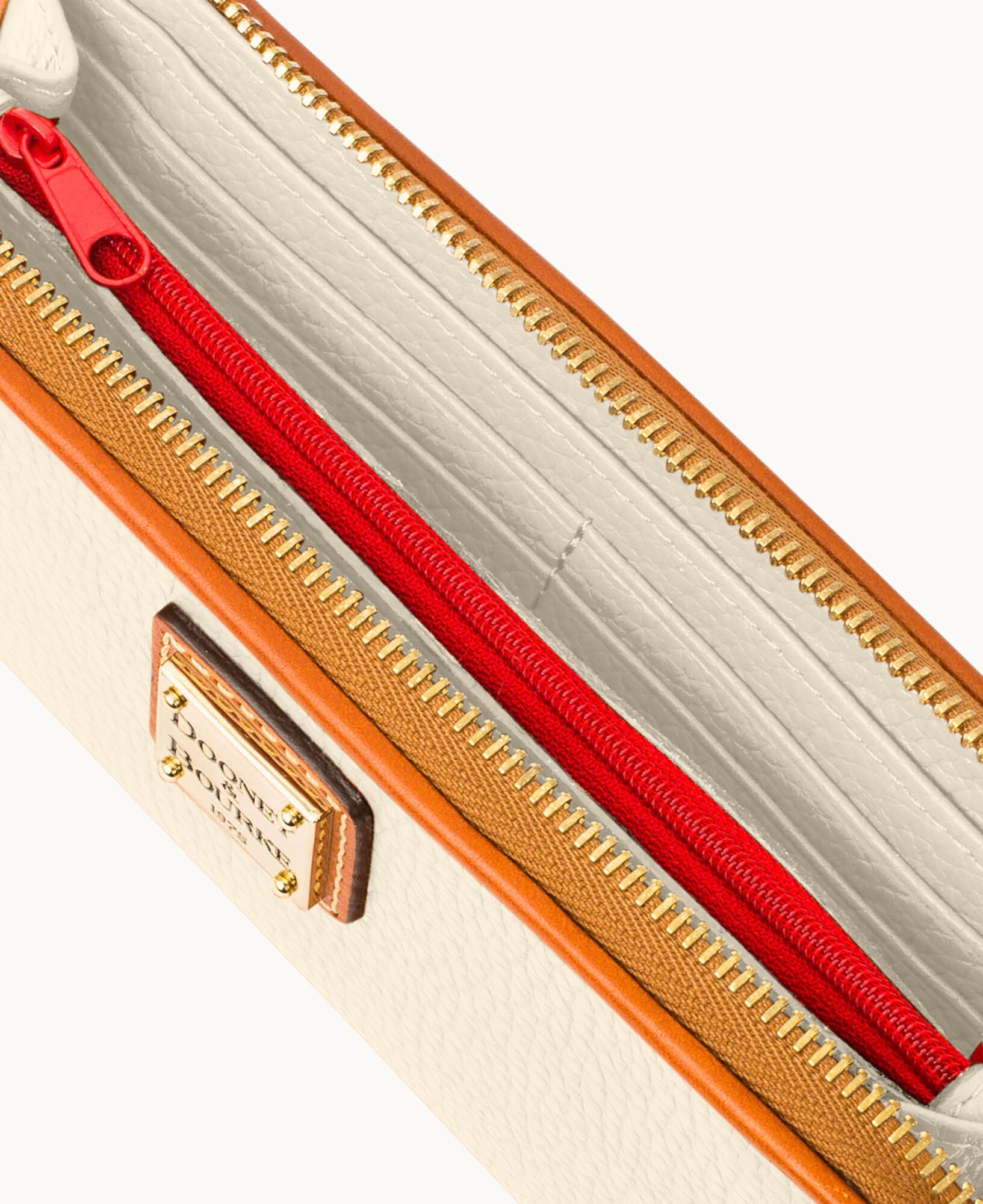Pebble Grain Zip Clutch - Image 12