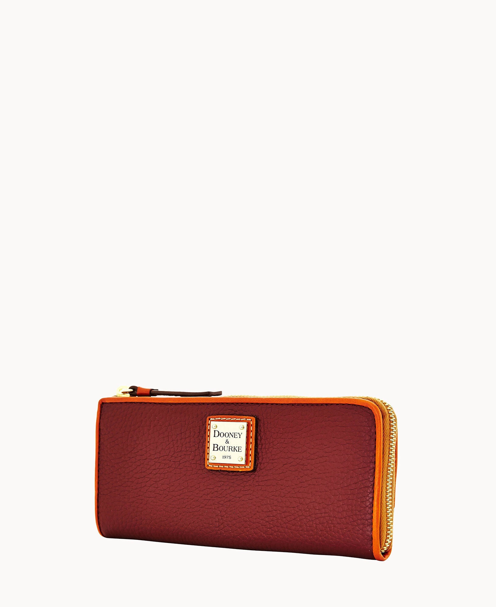 Pebble Grain Zip Clutch - Image 8