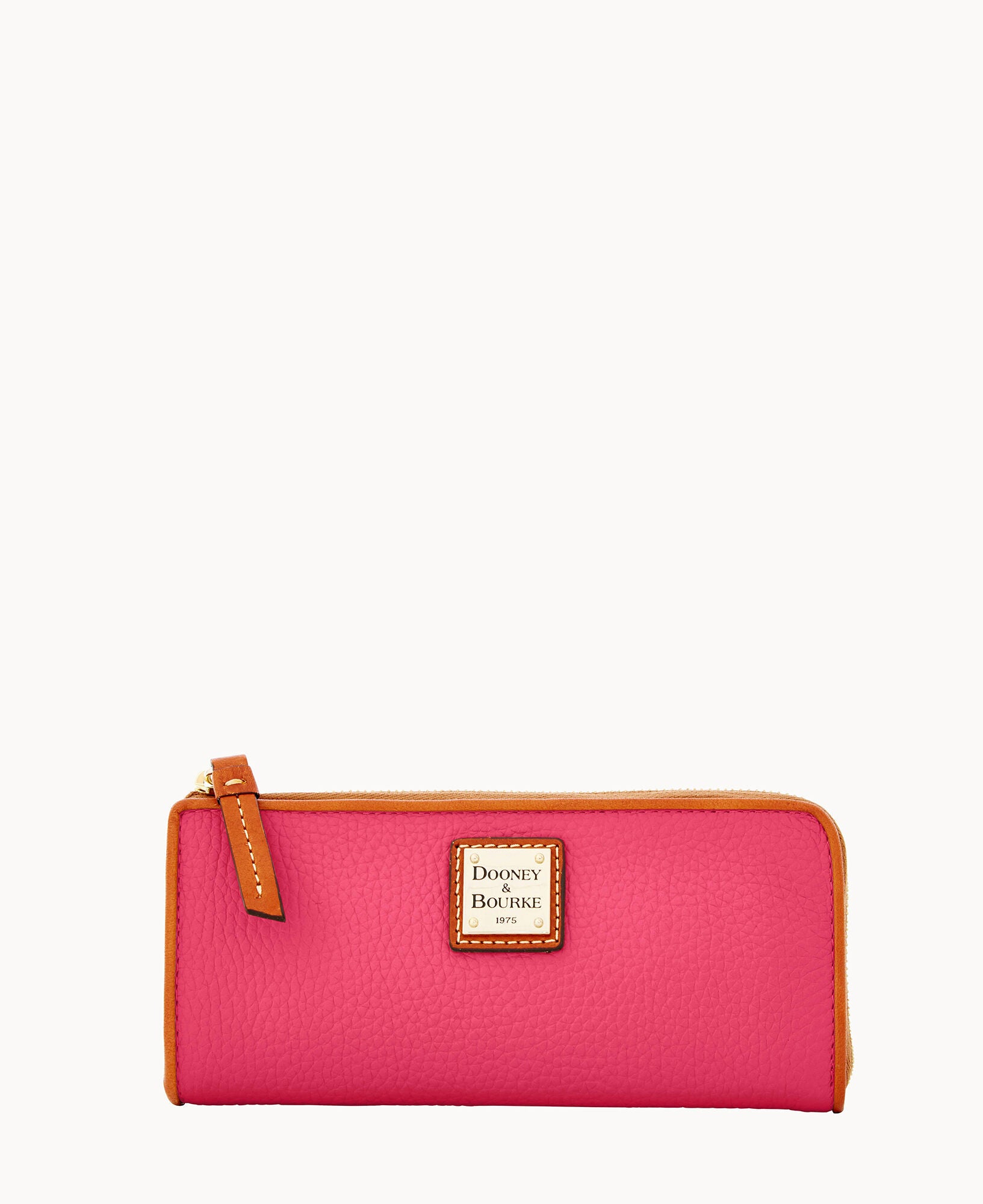 Pebble Grain Zip Clutch - Image 13
