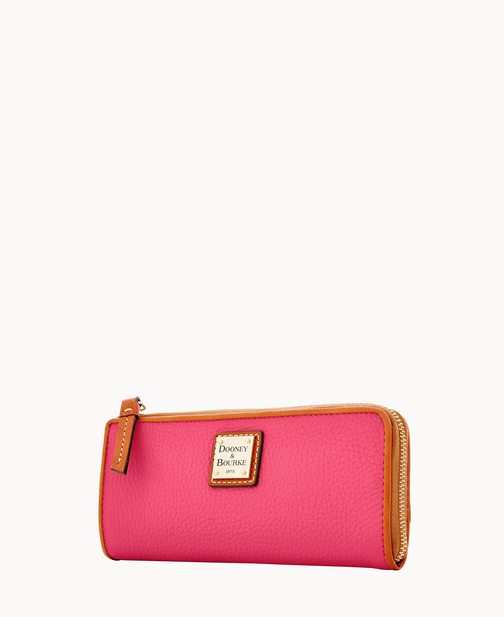 Pebble Grain Zip Clutch - Image 14