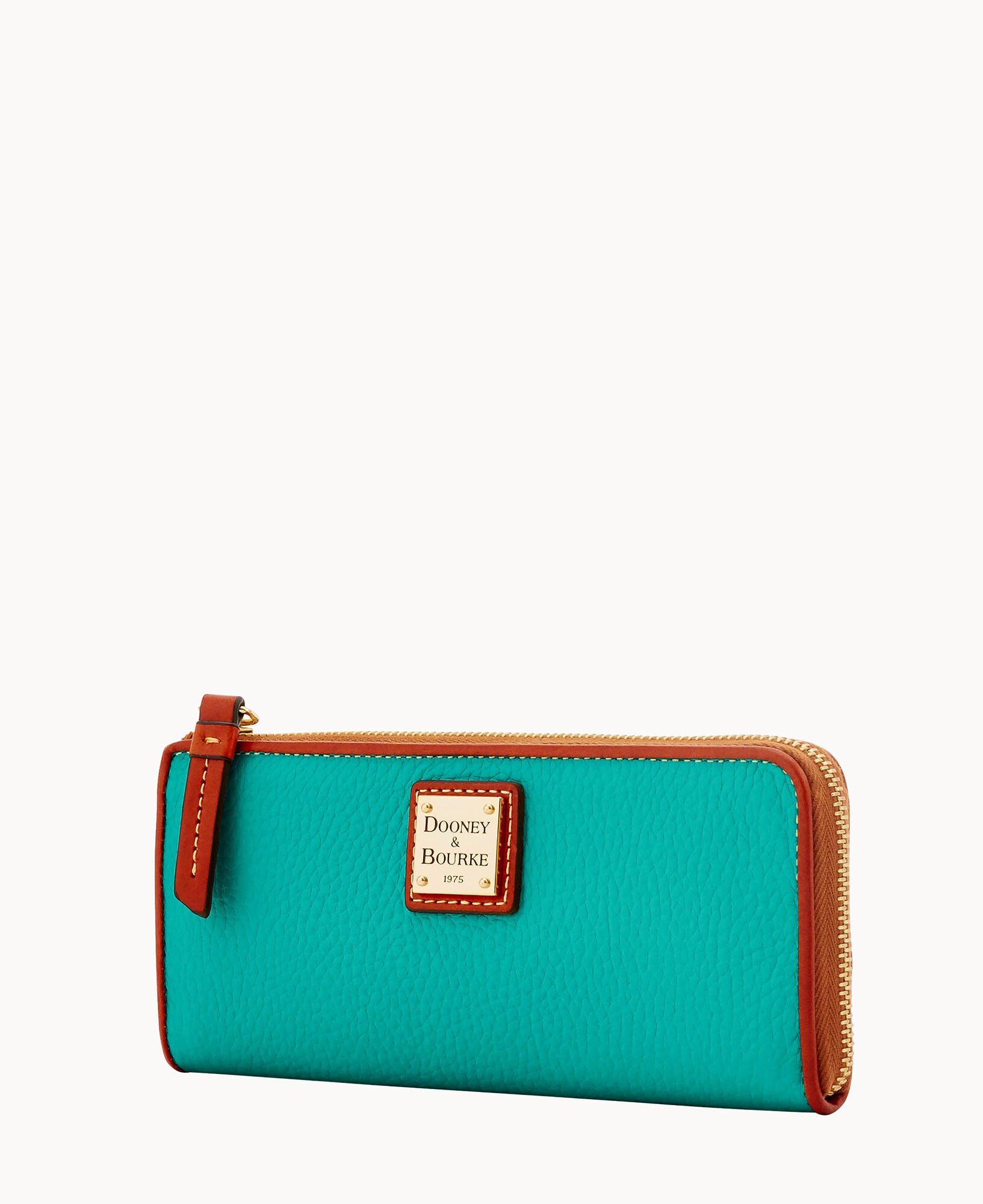 Pebble Grain Zip Clutch - Image 2